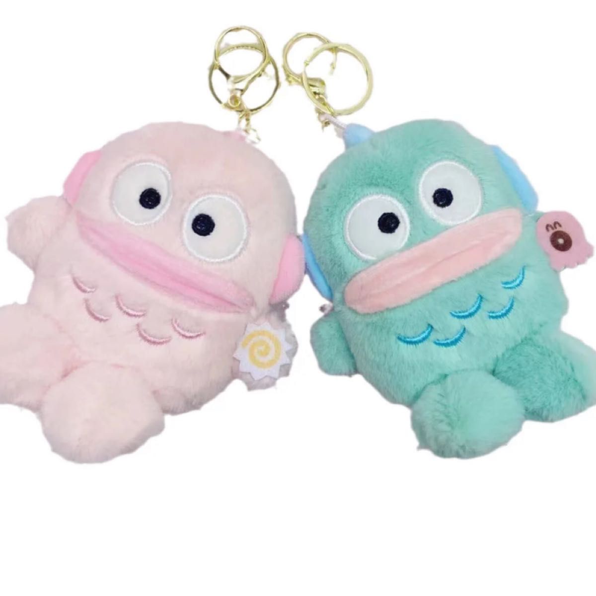 Sanrio サンリオハンギョドン 2点セットぬいぐるみキーホルダー Sanrio サンリオハンギョドン 2点セットぬいぐるみキーホルダー