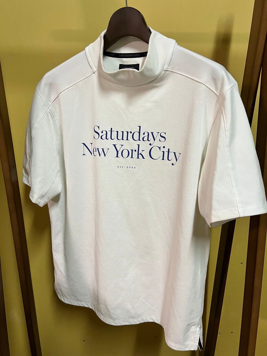 Saturdays New York City モックネックシャツ 完売品 今だけ価格】【SATURDAYS NEW YORK CITY 】モックネックシャツ