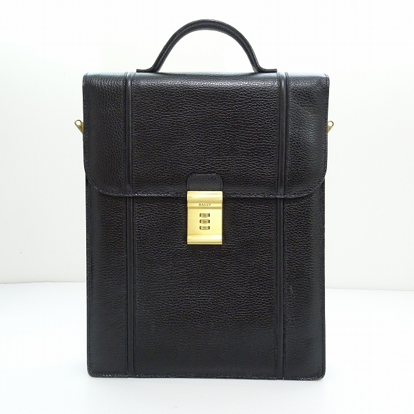 直営店 BALLY バリー ロゴ レザー ダイヤルロック ブリーフ 直営店 BALLY バリー ロゴ レザー ダイヤルロック ブリーフ