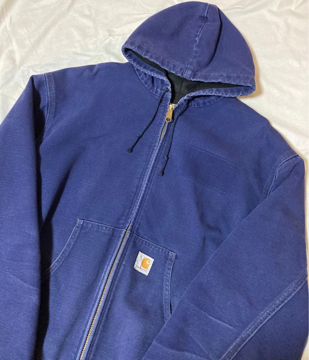 Carhartt USA製 アクティブジャケット 星タグ 80s〜90s ナス紺 Carhartt USA製 アクティブジャケット 星タグ 80s〜90s ナス紺