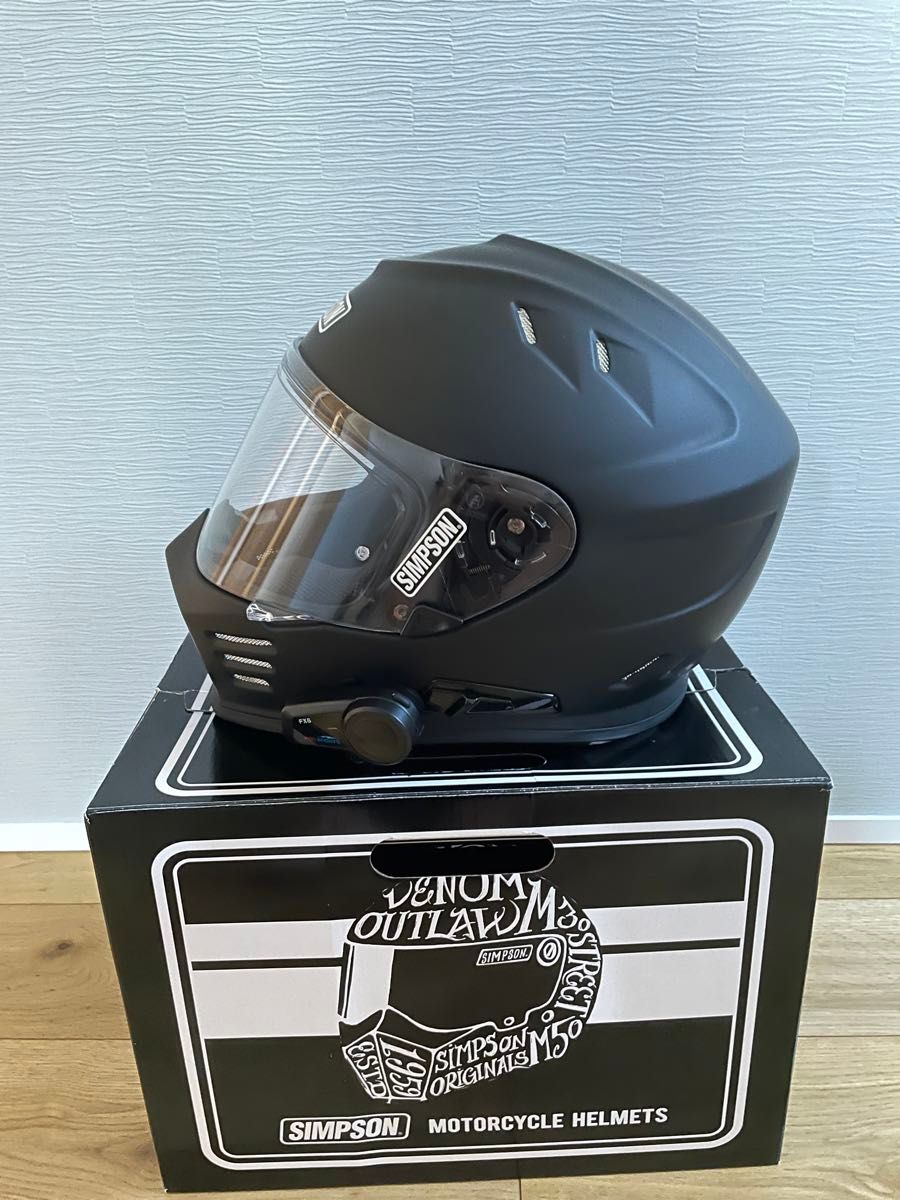 インカム付き SIMPSON シンプソン Venom ヴェノム フルフェイス インカム付き SIMPSON シンプソン Venom ヴェノム フルフェイス