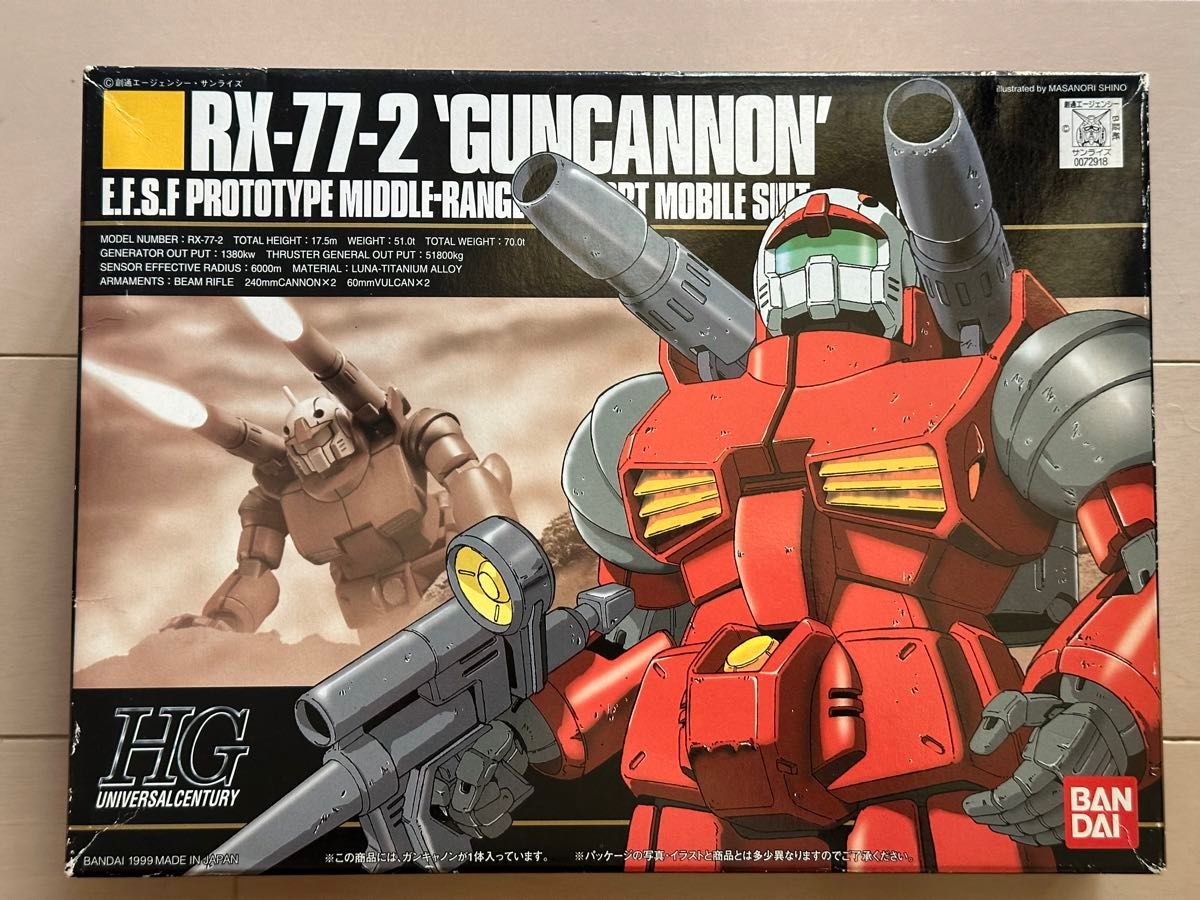 RX-77-2 ガンキャノン (1/144スケール HGUC 001 機動戦士 RX-77-2 ガンキャノン (1/144スケール HGUC 001 機動戦士