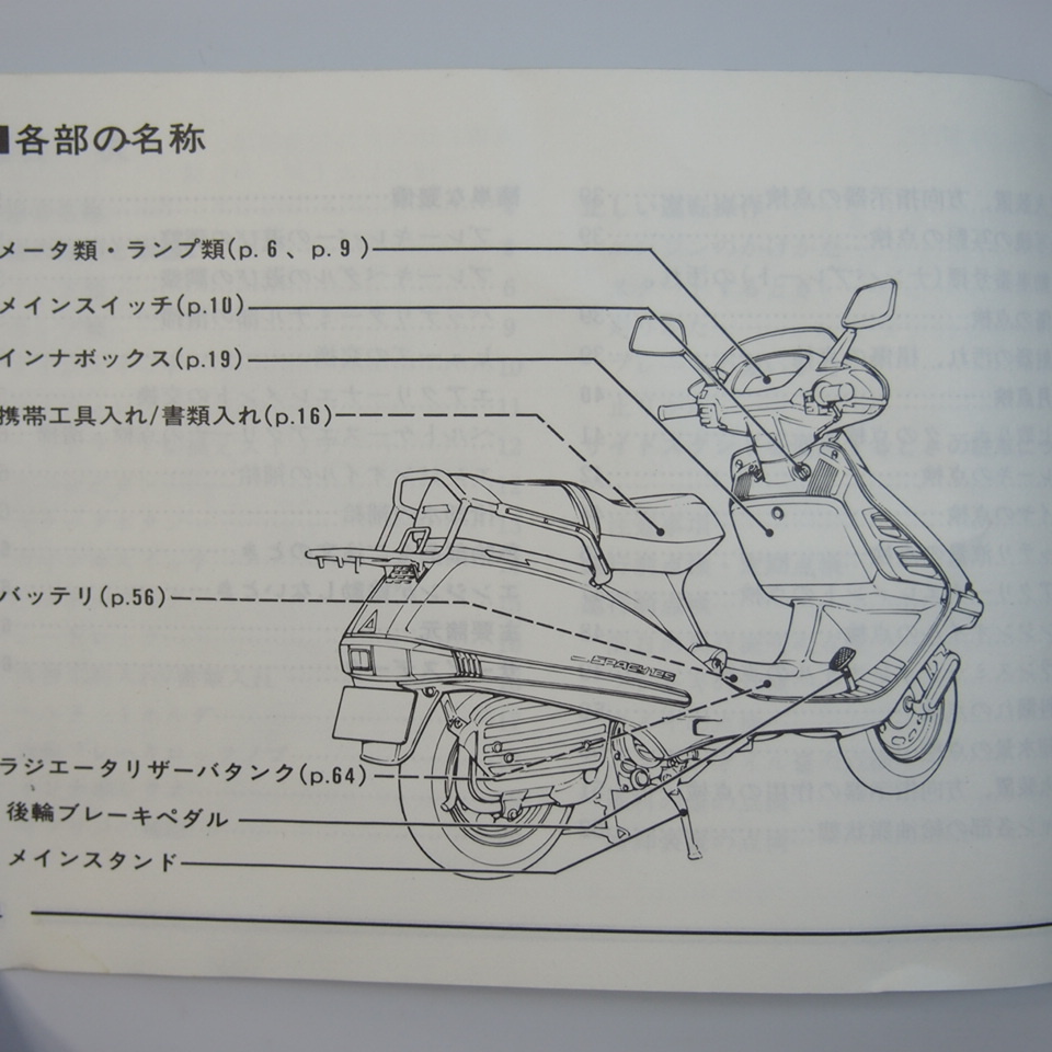  Spacy 125/ инструкция по эксплуатации JF03 Honda 
