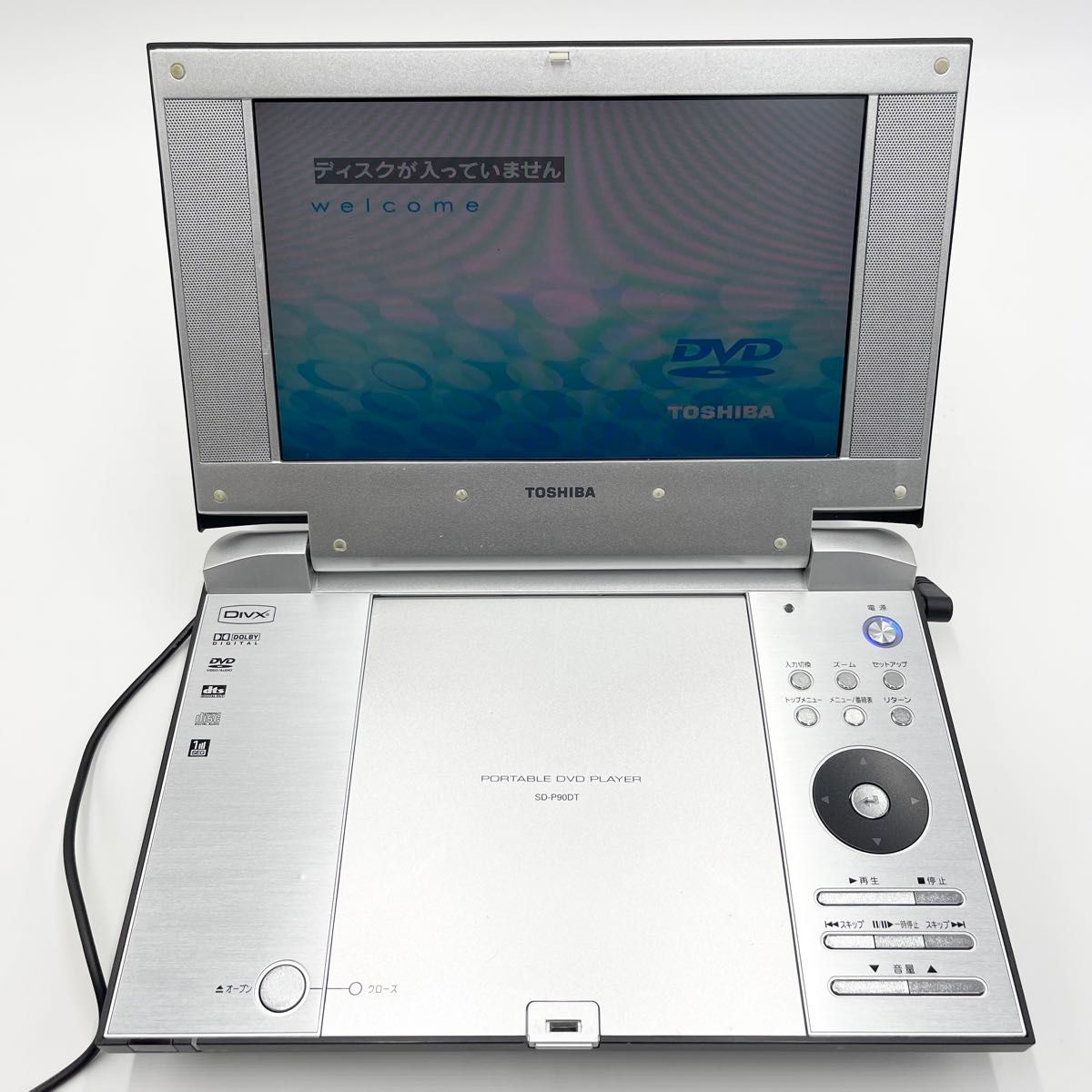 TOSHIBA 東芝 ポータブルDVDプレーヤー SD-P90DT ジャンク TOSHIBA 東芝 ポータブルDVDプレーヤー SD-P90DT ジャンク