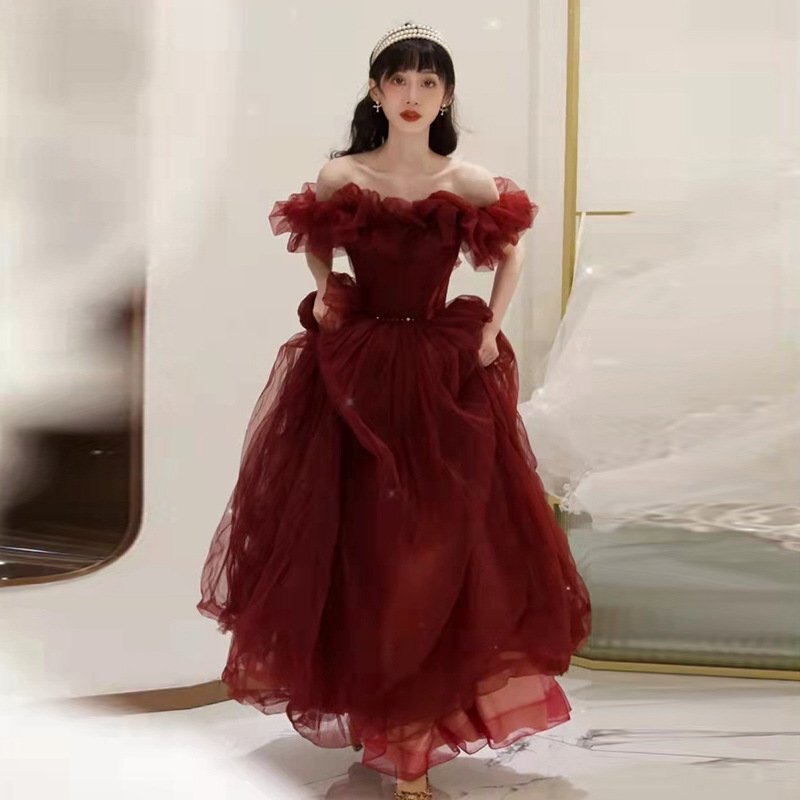 ウェディングドレス　結婚式 花嫁　二次会　ドレス　ブライダル L149 XS-3XL