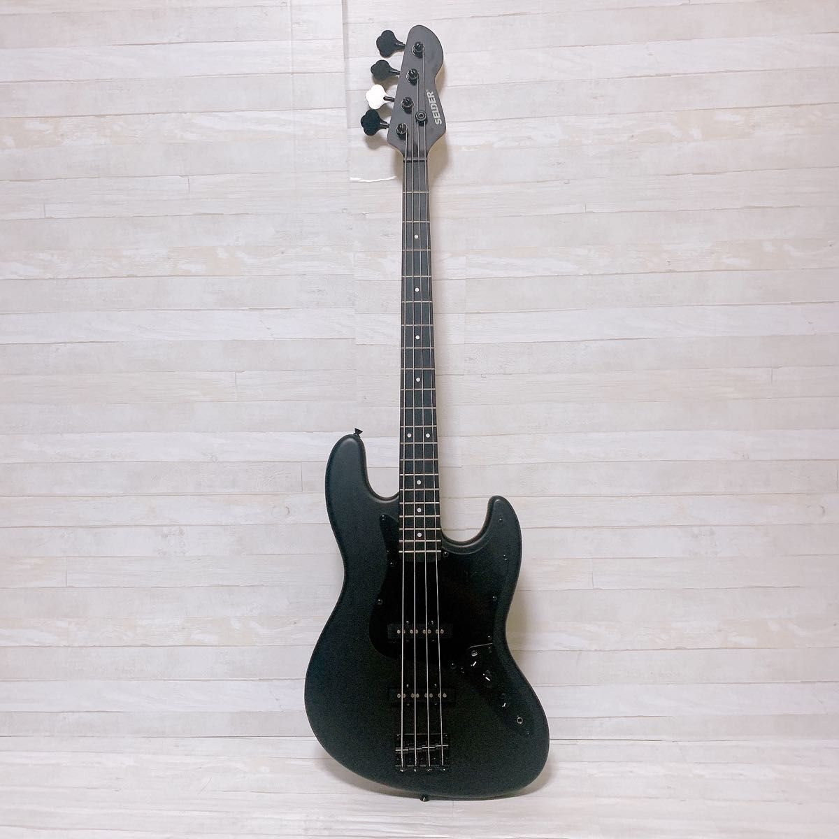 SELDER エレキベース ジャズベースタイプ JBC-04 ブラック SELDER エレキベース ジャズベースタイプ JBC-04 ブラック