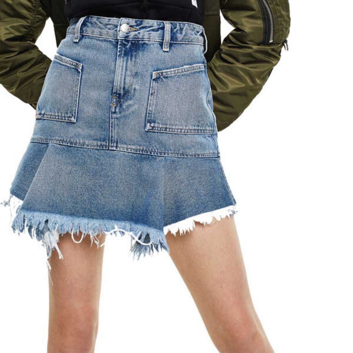 DIESEL デニムスカート デニム ミニスカート フレアスカート W26 DIESEL デニムスカート デニム ミニスカート フレアスカート W26