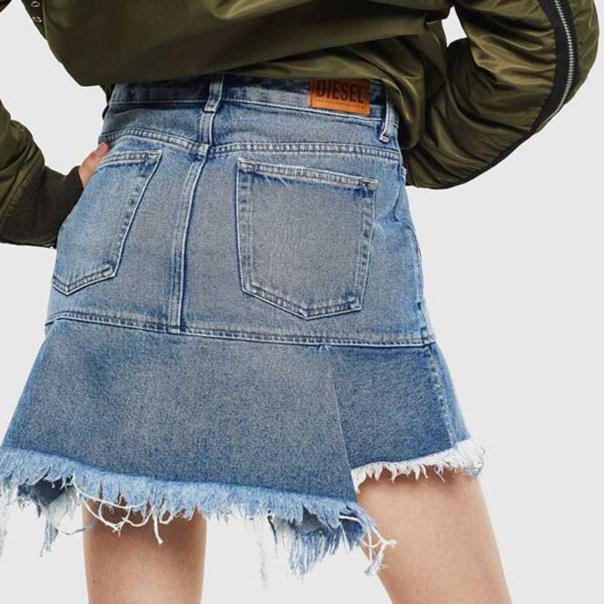DIESEL デニムスカート デニム ミニスカート フレアスカート W26 DIESEL デニムスカート デニム ミニスカート フレアスカート W26