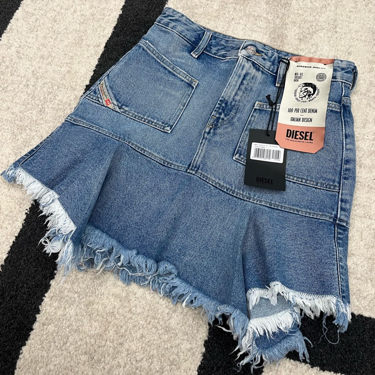 DIESEL デニムスカート デニム ミニスカート フレアスカート W26 DIESEL デニムスカート デニム ミニスカート フレアスカート W26