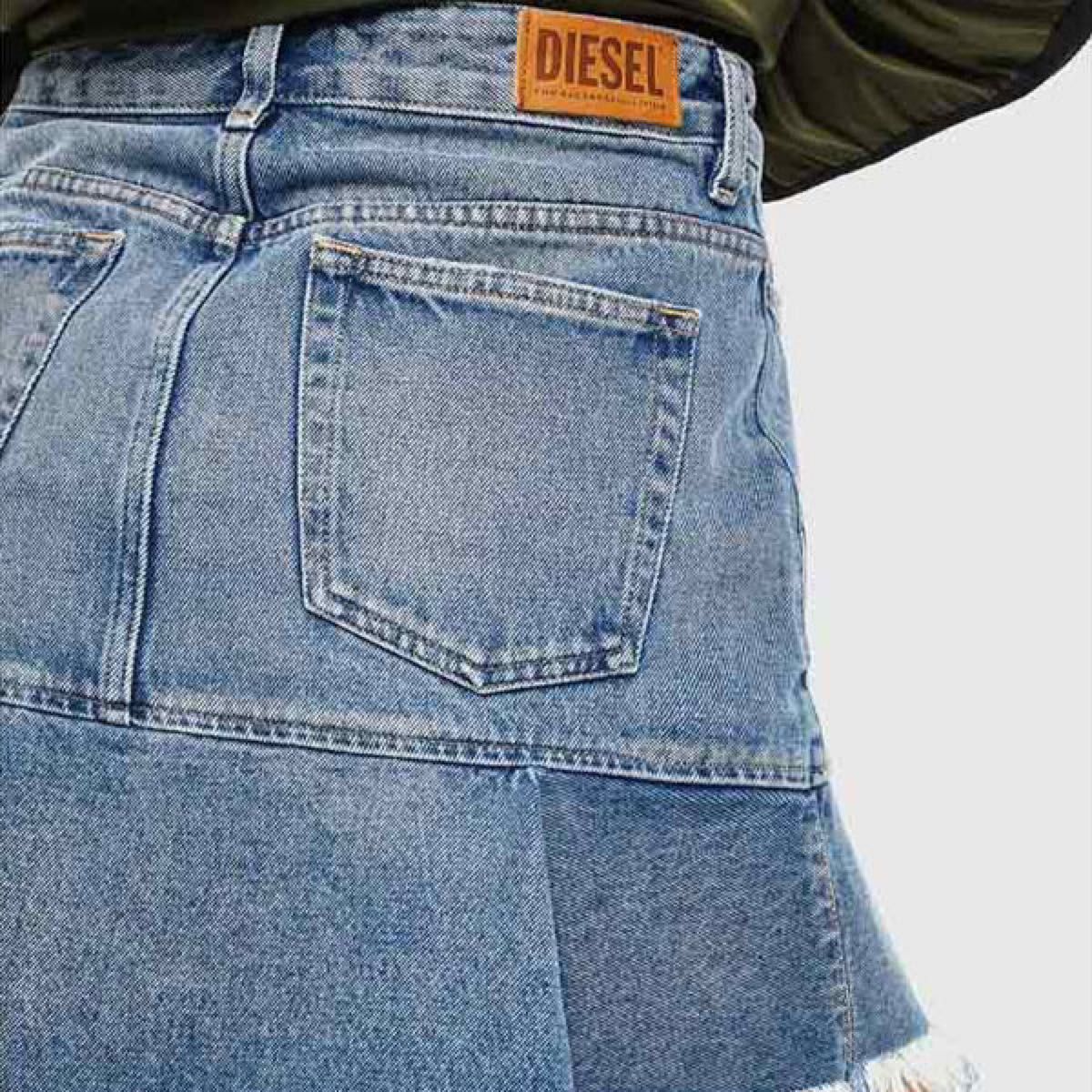 DIESEL デニムスカート デニム ミニスカート フレアスカート W26 DIESEL デニムスカート デニム ミニスカート フレアスカート W26