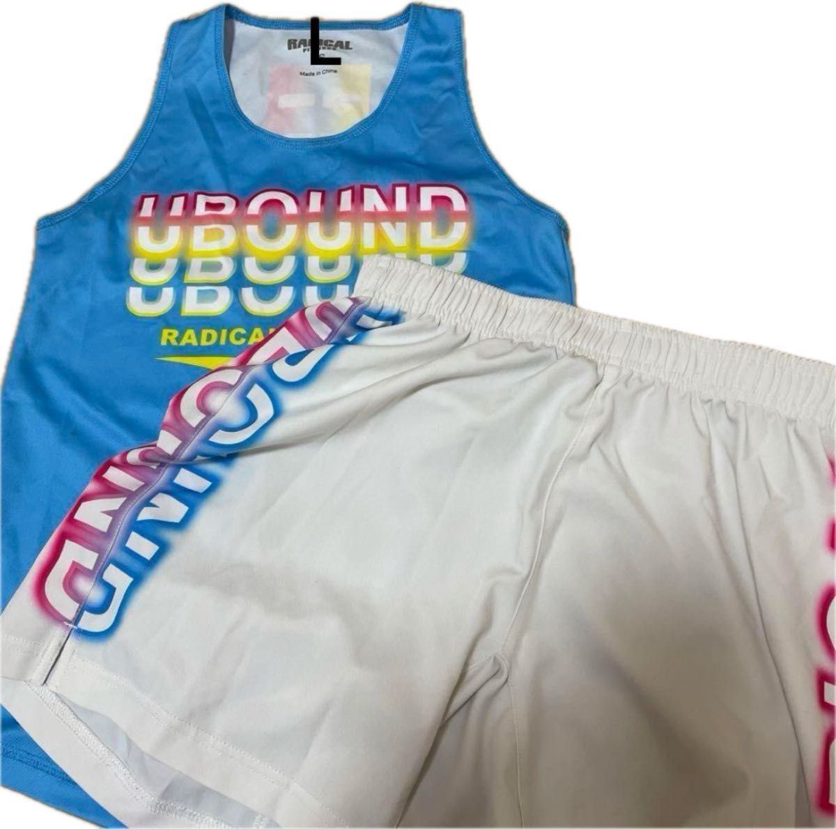 ラディカルフィットネス radical fitness ウェアセットUBOUND(ユーバウンド) タンクトップ パンツ Lサイズ ラディカルフィットネス radical fitness ウェアセットUBOUND(ユーバウンド) タンクトップ パンツ Lサイズ