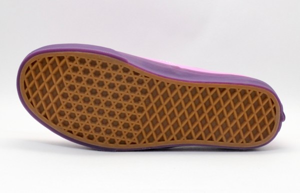 USA 企画 新品 VANS バンズ 25.5cm オーセンティック AUTHENTIC パープル ガムソール ヴァイオレット 革 ビンテージ 靴 シューズ ☆9c106_画像5