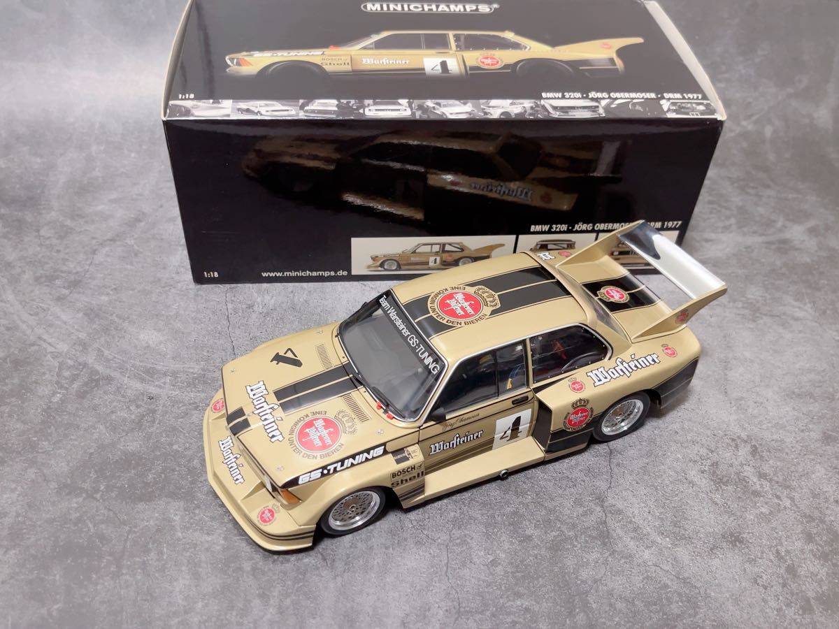ミニチャンプス 1/18 BMW 320i WARSTEINER DRM 1977 MINICHAMPS ミニチャンプス 1/18 BMW 320i WARSTEINER DRM 1977 MINICHAMPS