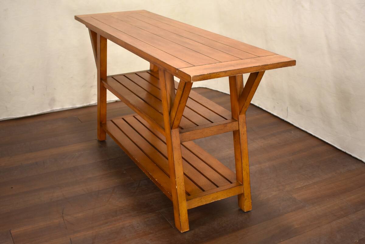 Ethan Allen/イーサンアーレン 3段コンソールテーブル 木製 Ethan Allen/イーサンアーレン 3段コンソールテーブル 木製