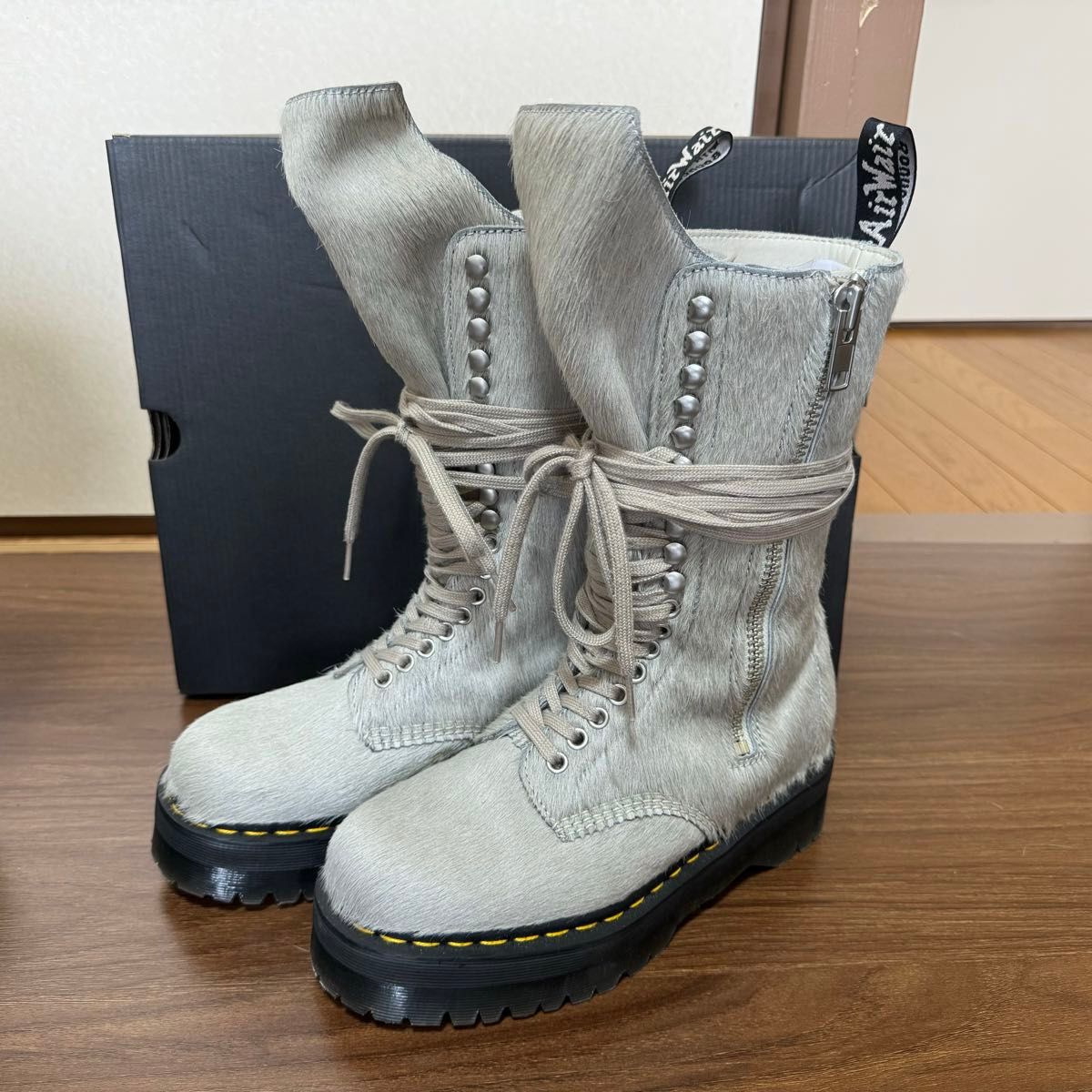 美品 Dr Martens RICK OWENS 1918 RO PLATINUM UK7|Yahoo 美品 Dr Martens RICK OWENS 1918 RO PLATINUM UK7|Yahoo