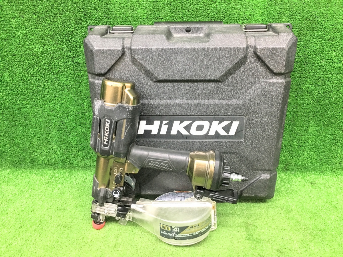 ②【程度良好】中古品 HiKOKI ハイコーキ 41mm 高圧ねじ打機 WF4HS ※本体+ケース