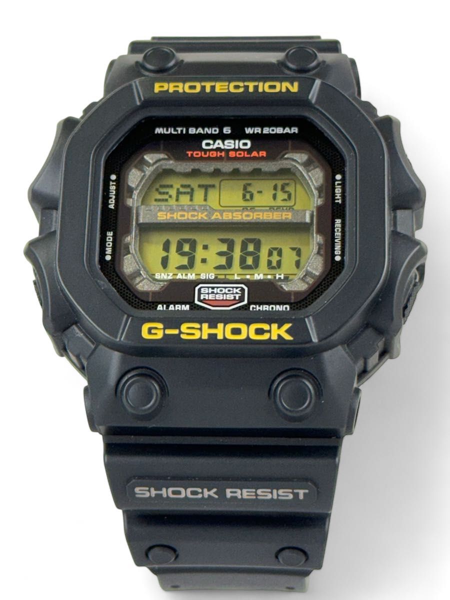 美品 G-SHOCK GXW-56 電波ソーラー ブラック ゴールド液晶 有意 稼働 美品 G-SHOCK GXW-56 電波ソーラー ブラック ゴールド液晶 有意 稼働