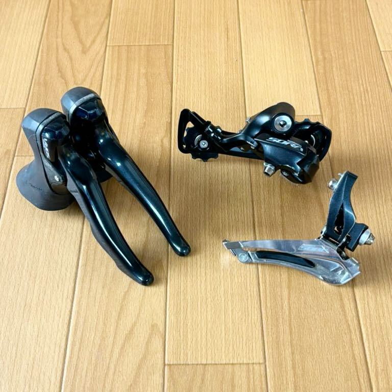 ◆シマノ シフト3点セット SORA ST- ,RD-, FD-R3000 ダブル×9s