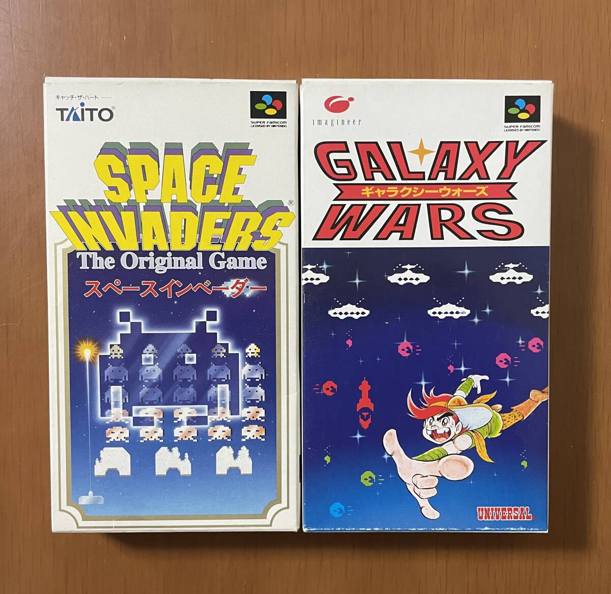 SFC スペースインベーダー・ギャラクシーウォーズ 箱説付き SFC スペースインベーダー・ギャラクシーウォーズ 箱説付き