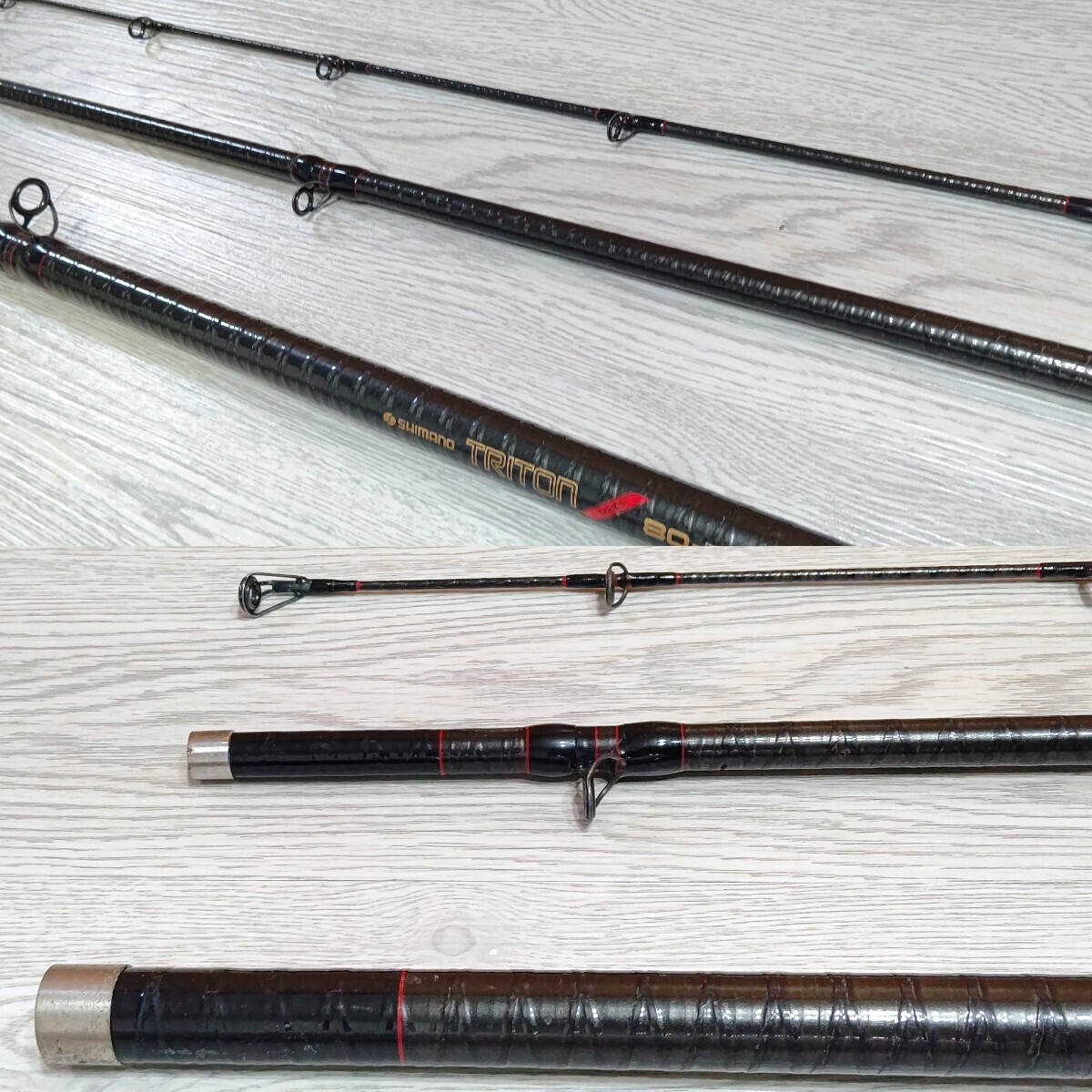 希少 SHIMANO シマノ TRITON 80-390 トライトン 釣竿 ロッド 船 希少 SHIMANO シマノ TRITON 80-390 トライトン 釣竿 ロッド 船