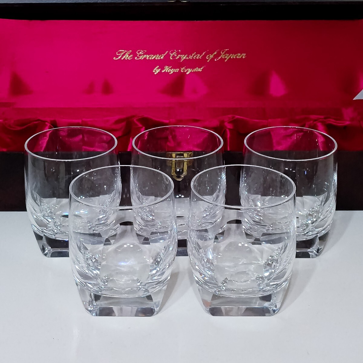 HOYA CRYSTAL ホヤ クリスタル カットガラス 高級 ロックグラス HOYA CRYSTAL ホヤ クリスタル カットガラス 高級 ロックグラス