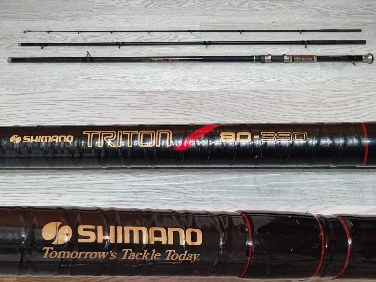 希少 SHIMANO シマノ TRITON 80-390 トライトン 釣竿 ロッド 船 希少 SHIMANO シマノ TRITON 80-390 トライトン 釣竿 ロッド 船