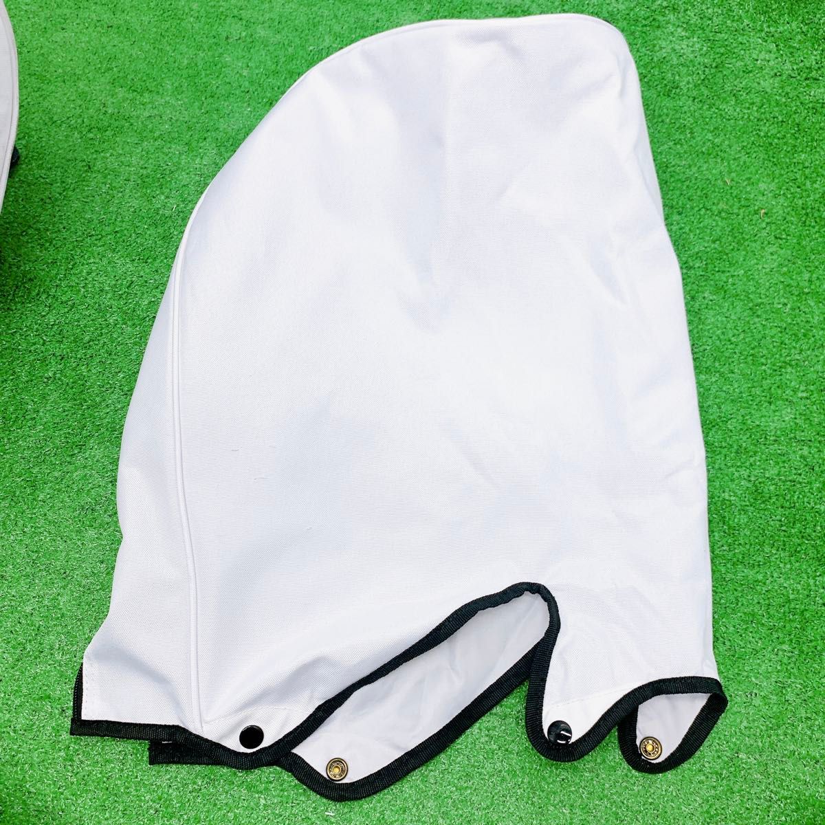 良品】FIDES フィデス キャディバック GOLF ホワイト スタンド 良品】FIDES フィデス キャディバック GOLF ホワイト スタンド