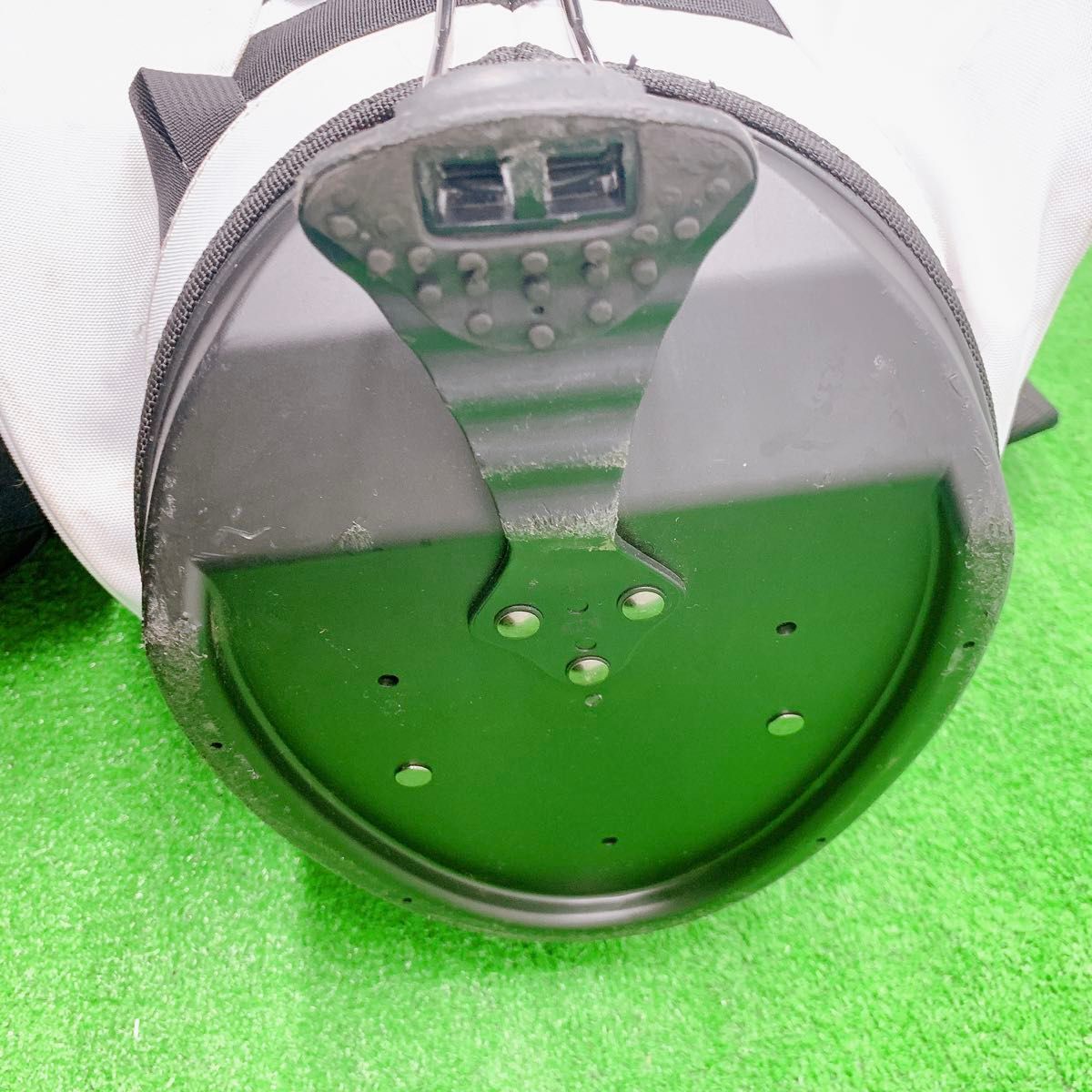 良品】FIDES フィデス キャディバック GOLF ホワイト スタンド 良品】FIDES フィデス キャディバック GOLF ホワイト スタンド