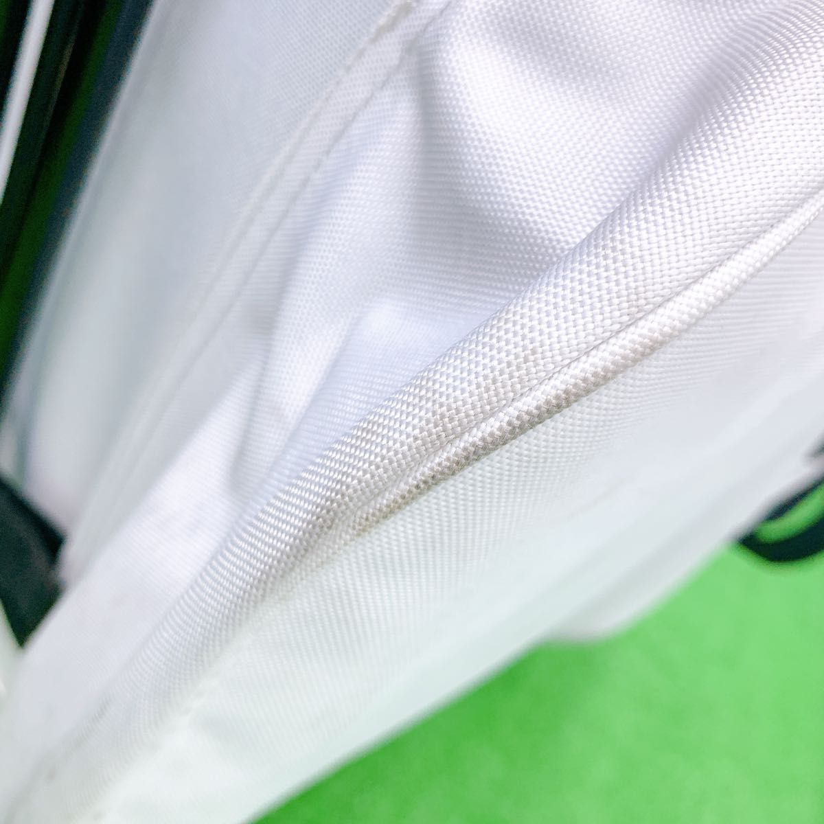 良品】FIDES フィデス キャディバック GOLF ホワイト スタンド 良品】FIDES フィデス キャディバック GOLF ホワイト スタンド