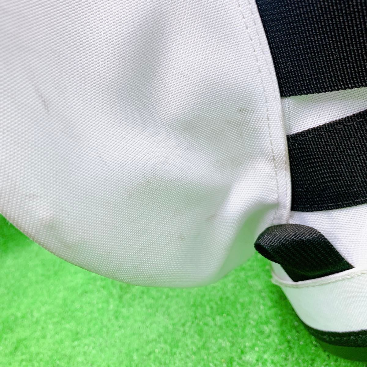 良品】FIDES フィデス キャディバック GOLF ホワイト スタンド 良品】FIDES フィデス キャディバック GOLF ホワイト スタンド