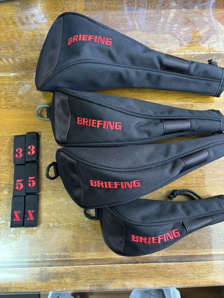 送料無料 超美品 BRIEFING ブリーフィングゴルフ ヘッドカバー 送料無料 超美品 BRIEFING ブリーフィングゴルフ ヘッドカバー
