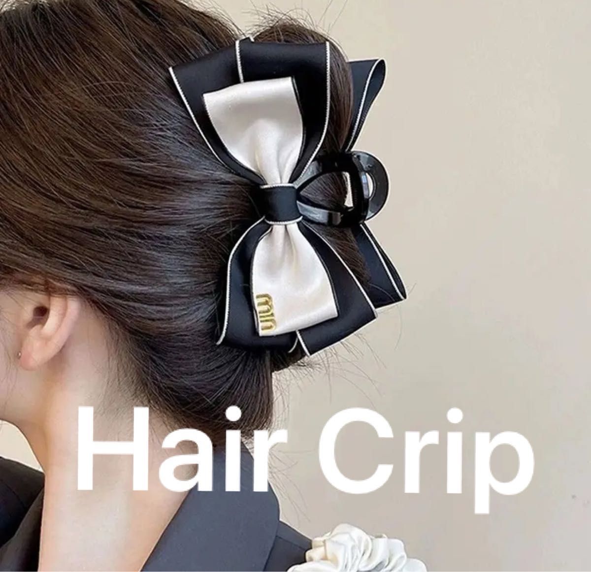 Miumiuモチーフ リボン ヘアクリップ ヘアアクセサリー Miumiuモチーフ リボン ヘアクリップ ヘアアクセサリー