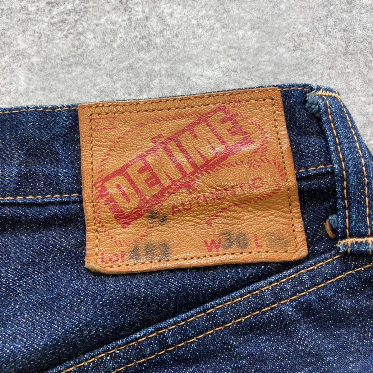 DENIME / ドゥニーム】(濃紺) オリゾンディ期 赤耳デニムパンツ DENIME / ドゥニーム】(濃紺) オリゾンディ期 赤耳デニムパンツ