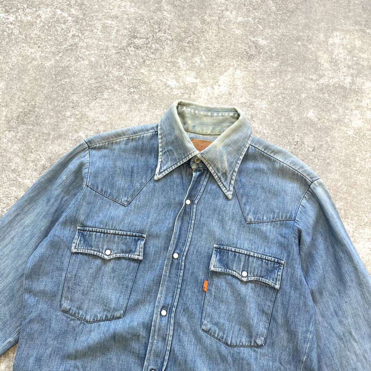 Levi's / リーバイス】70s デニムウエスタンシャツ ダンガリー Levi's / リーバイス】70s デニムウエスタンシャツ ダンガリー