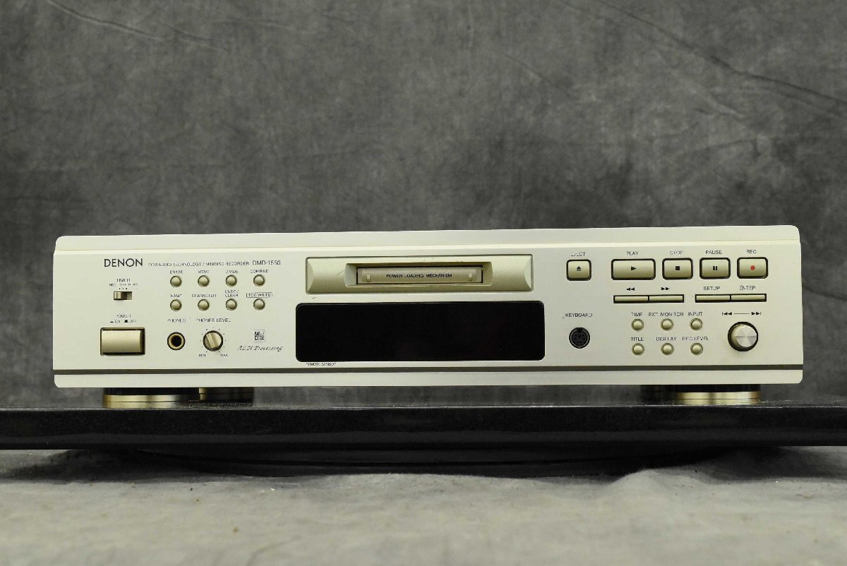 新作入荷，爆買い F☆DENON デノン DMD-1550 MDレコーダー ☆中古☆