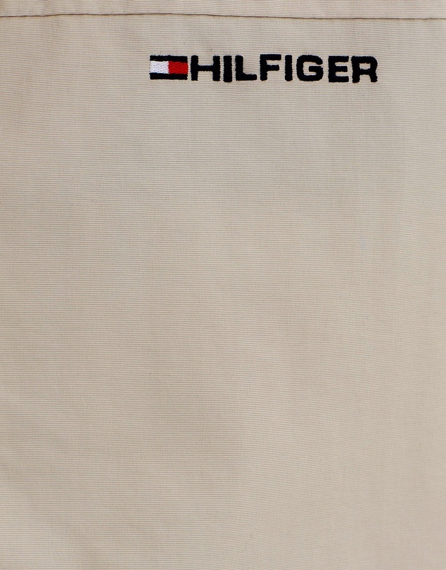 USA正規品【2XL】 トミーヒルフィガー TOMMY HILFIGER ナイロン ジャケット 撥水加工 フラッグロゴ フード付 カーキ khaki ベージュ berge_画像4