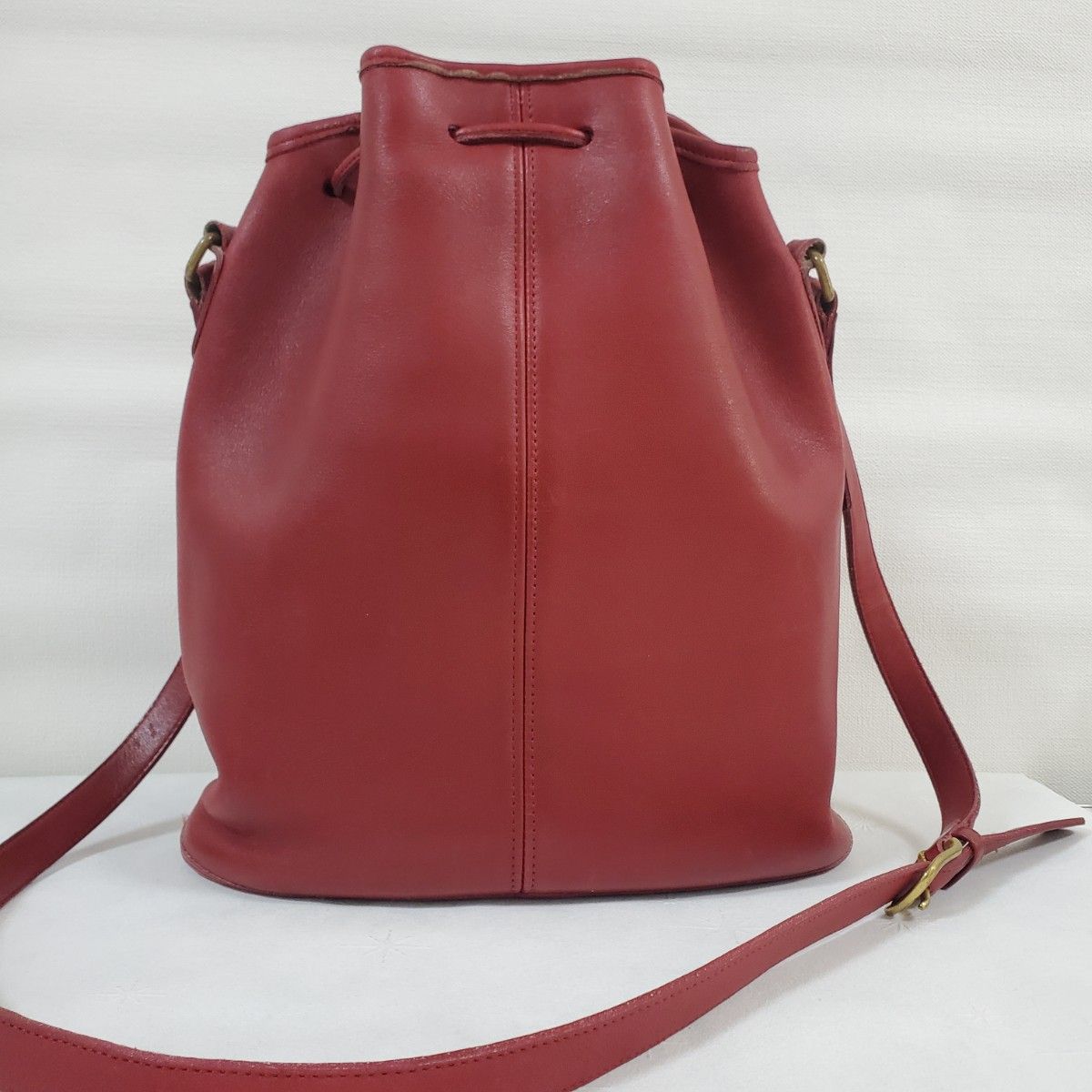 レア COACH オールドコーチ 巾着 ショルダーバッグ USA製 9946 レア COACH オールドコーチ 巾着 ショルダーバッグ USA製 9946