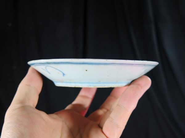 d Kiyoshi morning flower Tang . writing blue and white ceramics plate ② Kiyoshi era China porcelain / tea utensils heaven eyes . Tang . writing overglaze enamels legume . flour . white porcelain blue and white ceramics blue flower .. celadon 