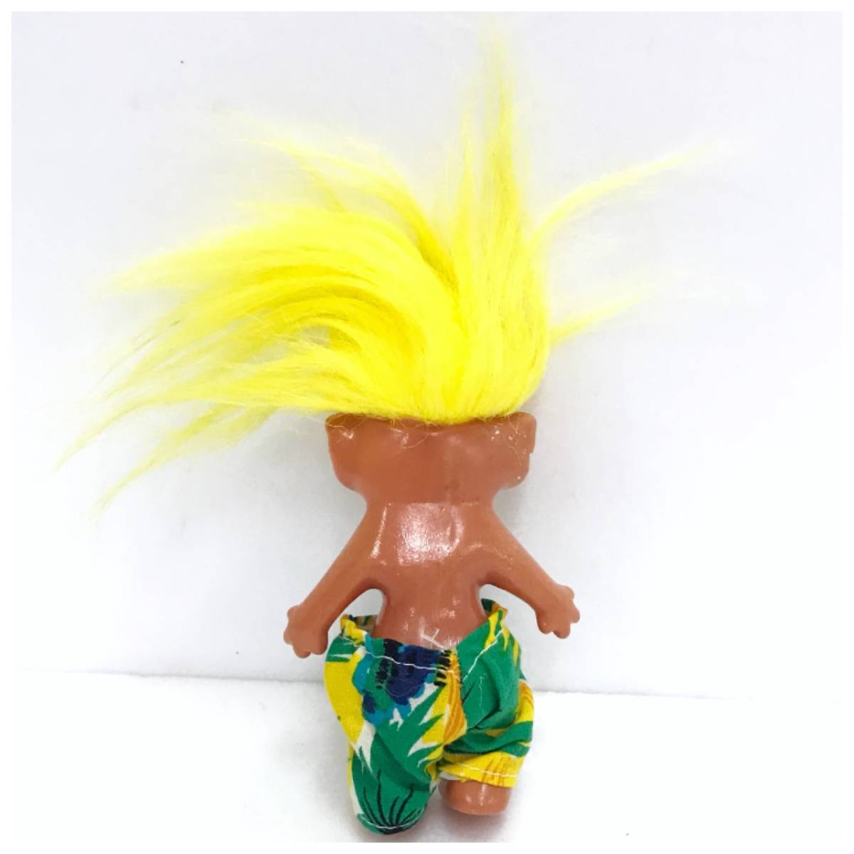 トロール 人形 サングラス グリーンパンツ おもちゃ 玩具 レトロ ビンテージ アンティーク オールド HOBBY コレクション TROLL DOLL D-2116_画像2