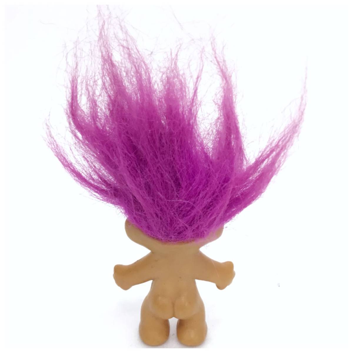 トロール 人形 パープル ヘア レトロ アンティーク ビンテージ オールド コレクション TOY HOBBY TROLL DOLL 小物 おもちゃ 玩具 紫 D-2151_画像2