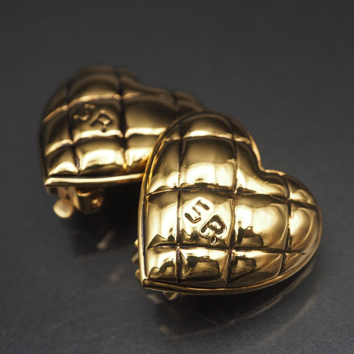 ソニアリキエル ダブルハート キリング ゴールドカラー ネックレス