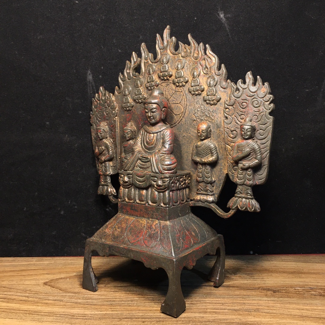 蔵友旧蔵出 紫銅製 善財童子像 密宗密教 供養品 仏教美術品(旧 蔵友旧蔵出 紫銅製 善財童子像 密宗密教 供養品 仏教美術品(旧