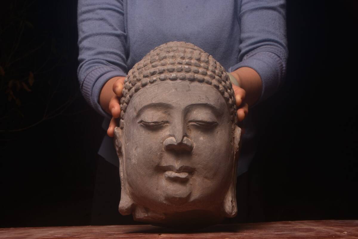 珍品旧蔵* 清時代 乏しく 純銅彩繪 覚悟仏 仏像 賞物 極細工 珍品旧蔵* 清時代 乏しく 純銅彩繪 覚悟仏 仏像 賞物 極細工