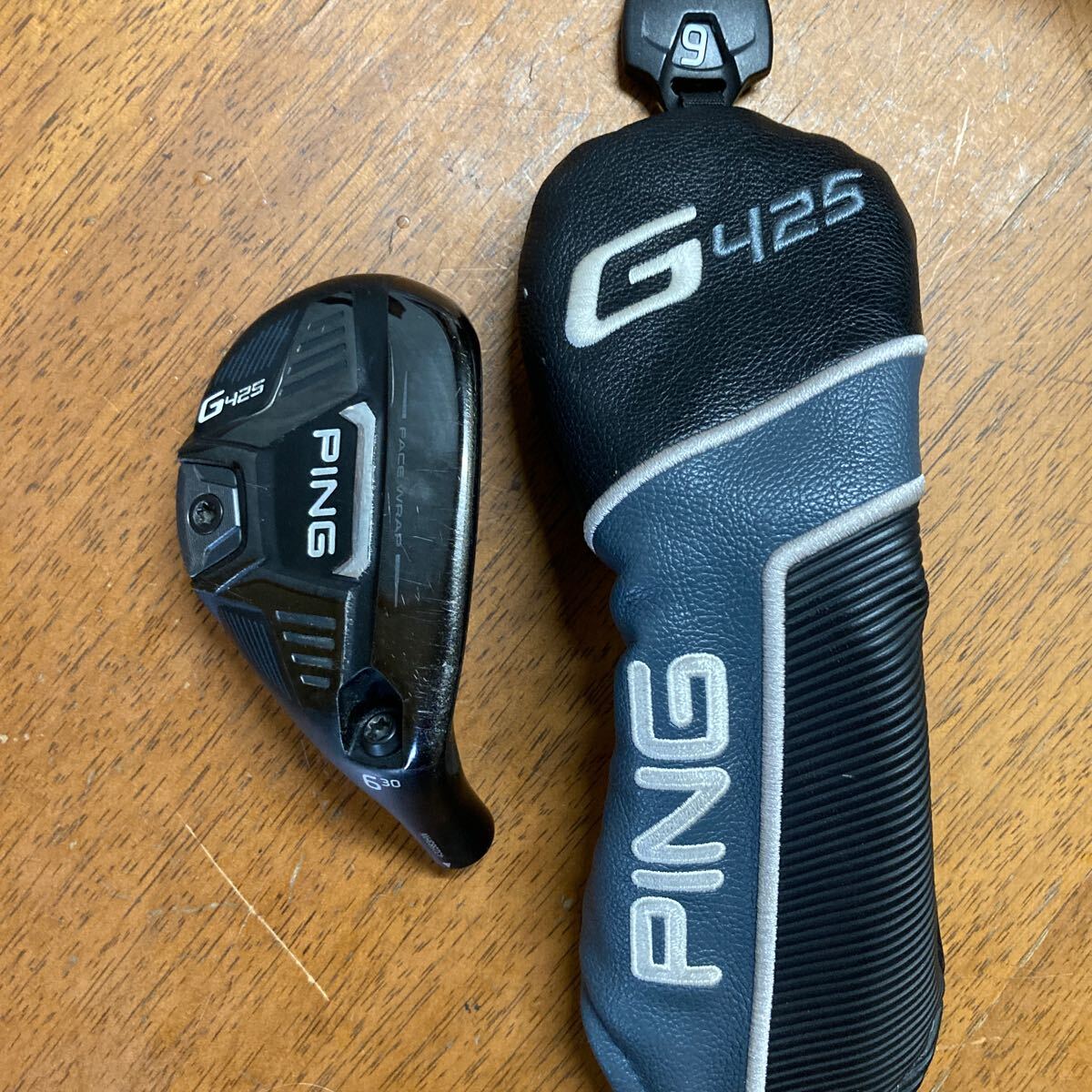 美品ピンG425 6U30°ハイブリッド ヘッド　ヘッドカバー付き