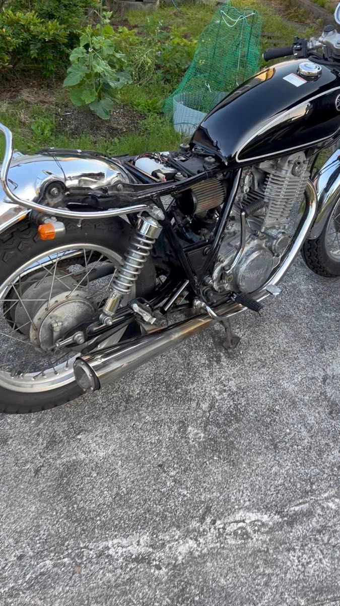 SR400 プロト製 スーパーサウンドマフラー スパトラ カフェ SR400 プロト製 スーパーサウンドマフラー スパトラ カフェ