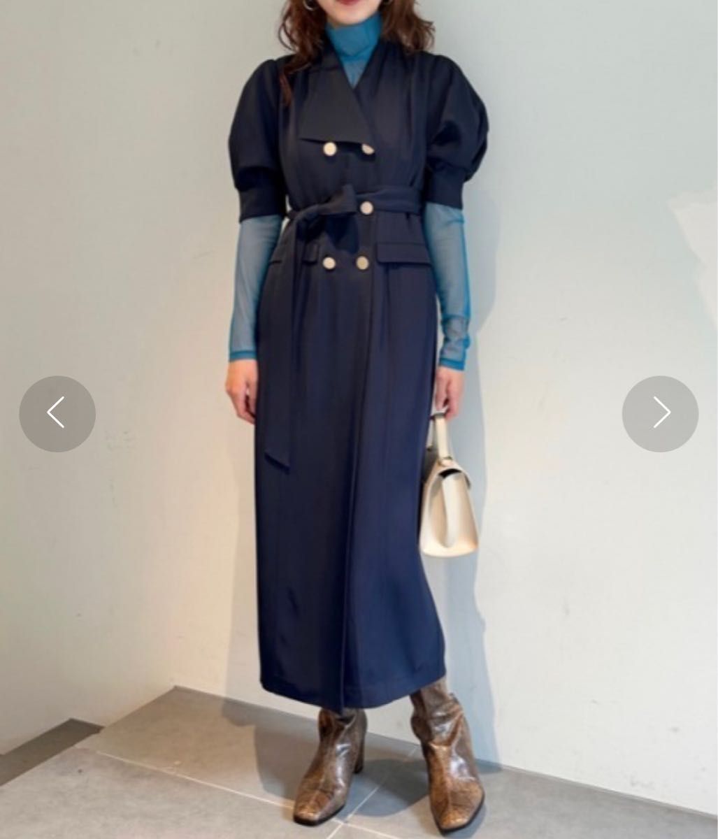 新品 Lily Brown リリーブラウン ダブルトレンチワンピース 新品 Lily Brown リリーブラウン ダブルトレンチワンピース