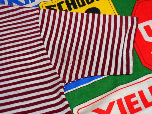 ★年代物らしいダメージが◎な1枚★Made in USAアメリカ製CAMPUSキャンパスビンテージ2色使いボーダーTシャツ70s70年代茶色×白色ツートン_画像5