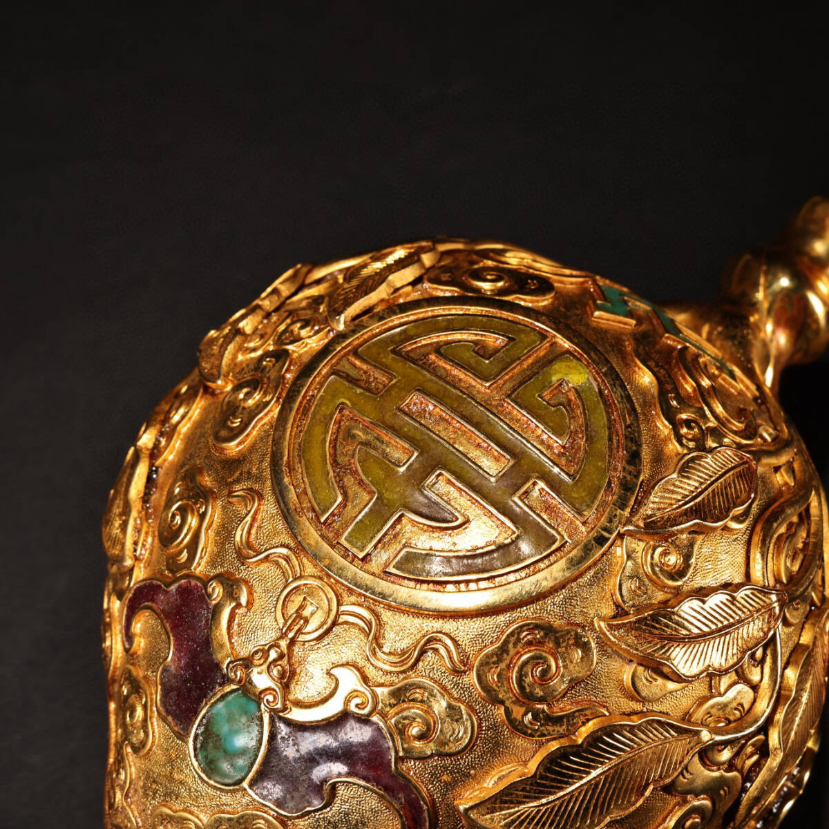 館蔵珍品 商周 青銅製 魚鱗紋壺』置物 賞物 貴重物品 収蔵品 館蔵珍品 商周 青銅製 魚鱗紋壺』置物 賞物 貴重物品 収蔵品