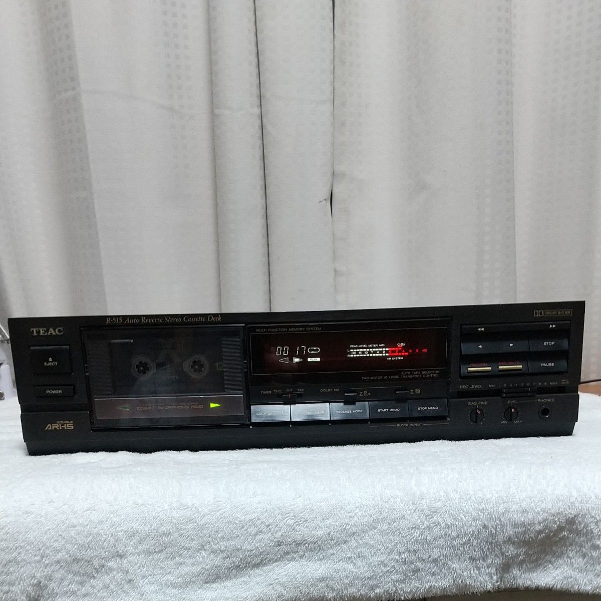 納得の高音質】TEAC R-515 作動良好 DolbyB/C搭載 お勧めです 納得の高音質】TEAC R-515 作動良好 DolbyB/C搭載 お勧めです