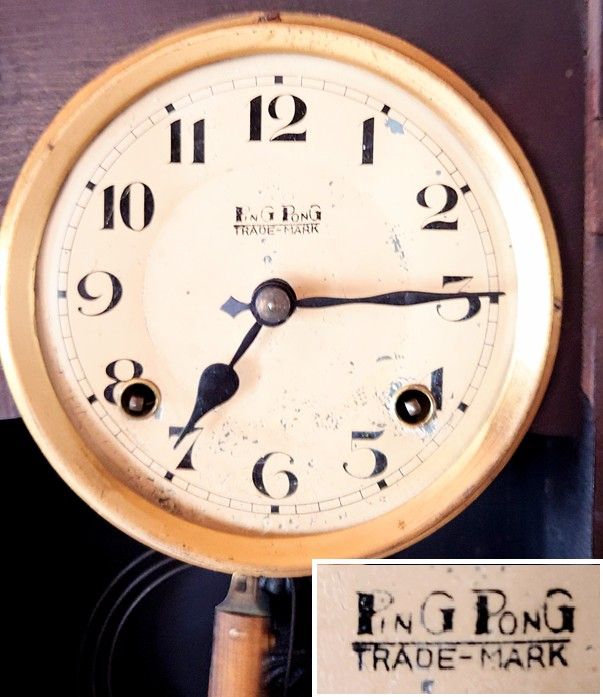 完動美品〉ping pong時計社 宮型ゼンマイ振り子時計 ボンボン 完動美品〉ping pong時計社 宮型ゼンマイ振り子時計 ボンボン